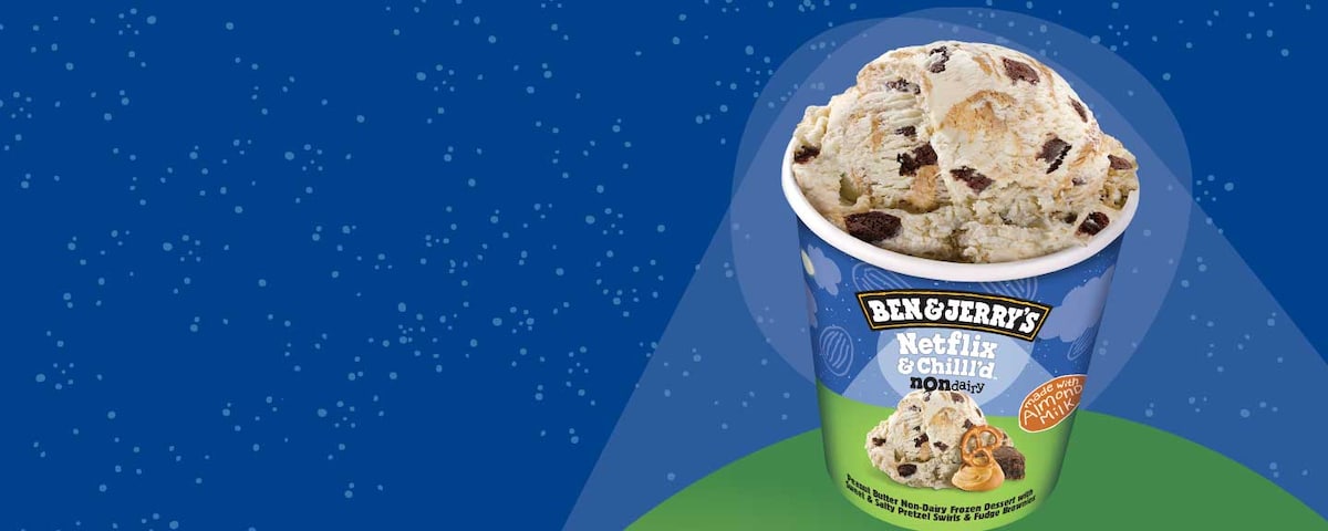 Ben & Jerry's Non-dairy Netflix & Chill'd Peanut Butter Frozen Dessert - 16oz : Target