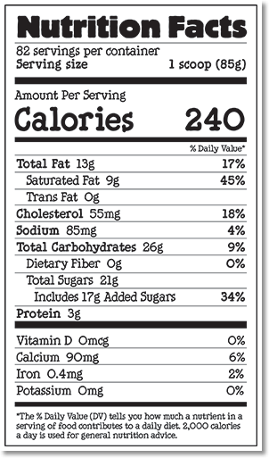 Nutrition Facts