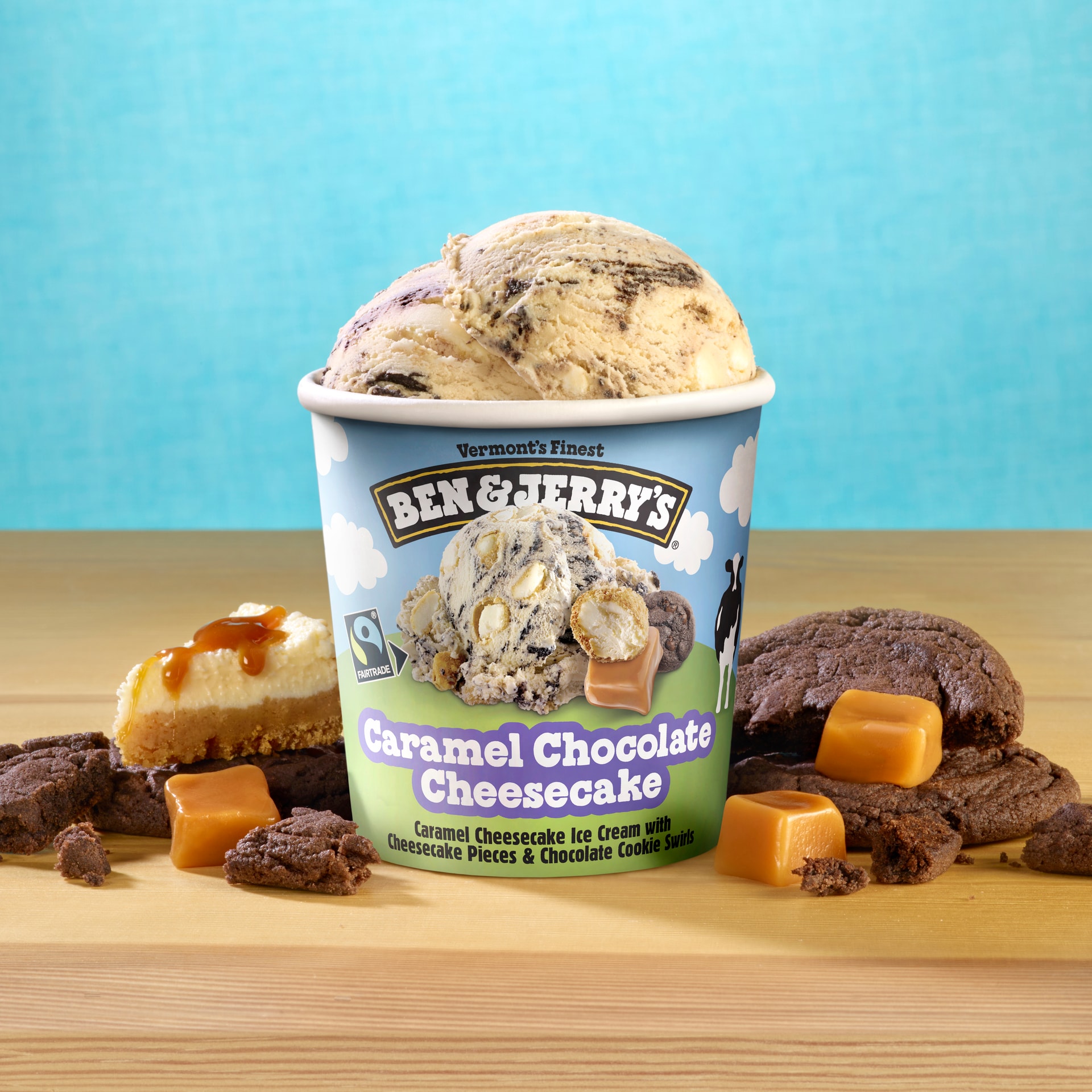 Caramel Chocolate Cheesecake Original Ice Cream Pint