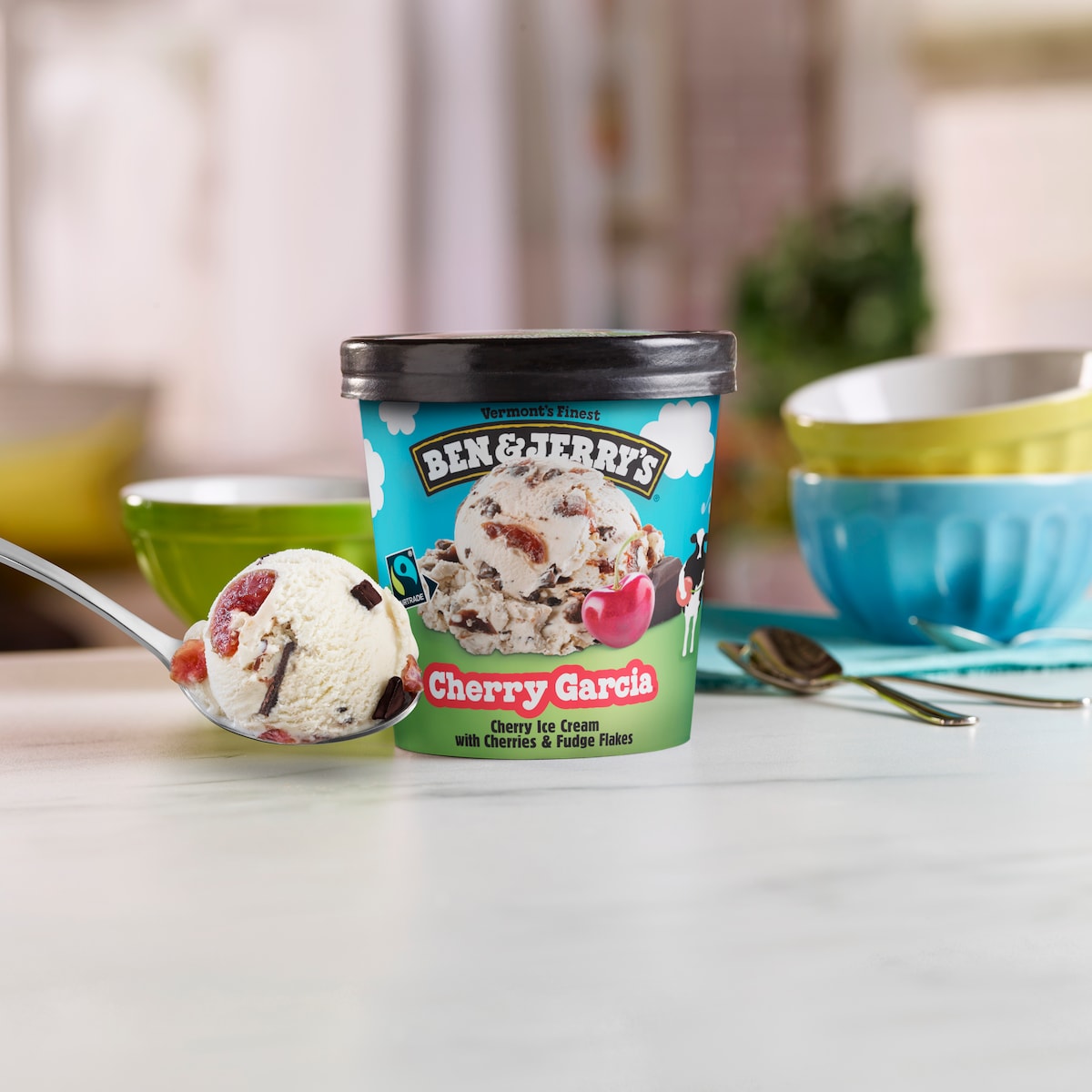Cherry Garcia Ice Cream - Pint 2 / 5
