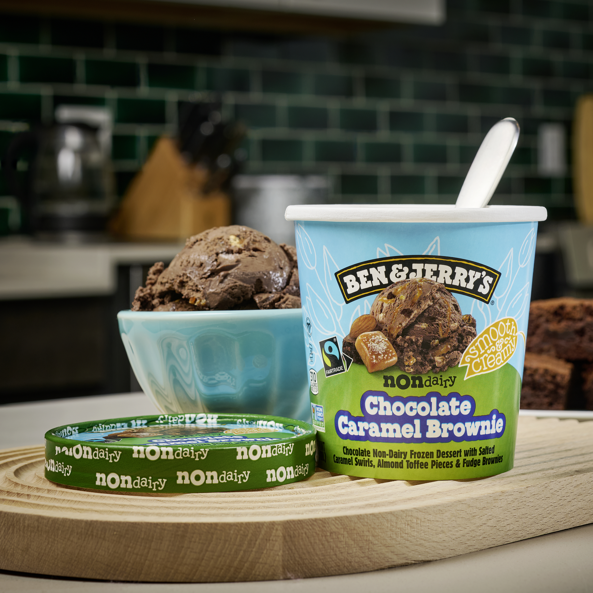 Chocolate Caramel Brownie Non-Dairy Oat - Pint 2 / 3