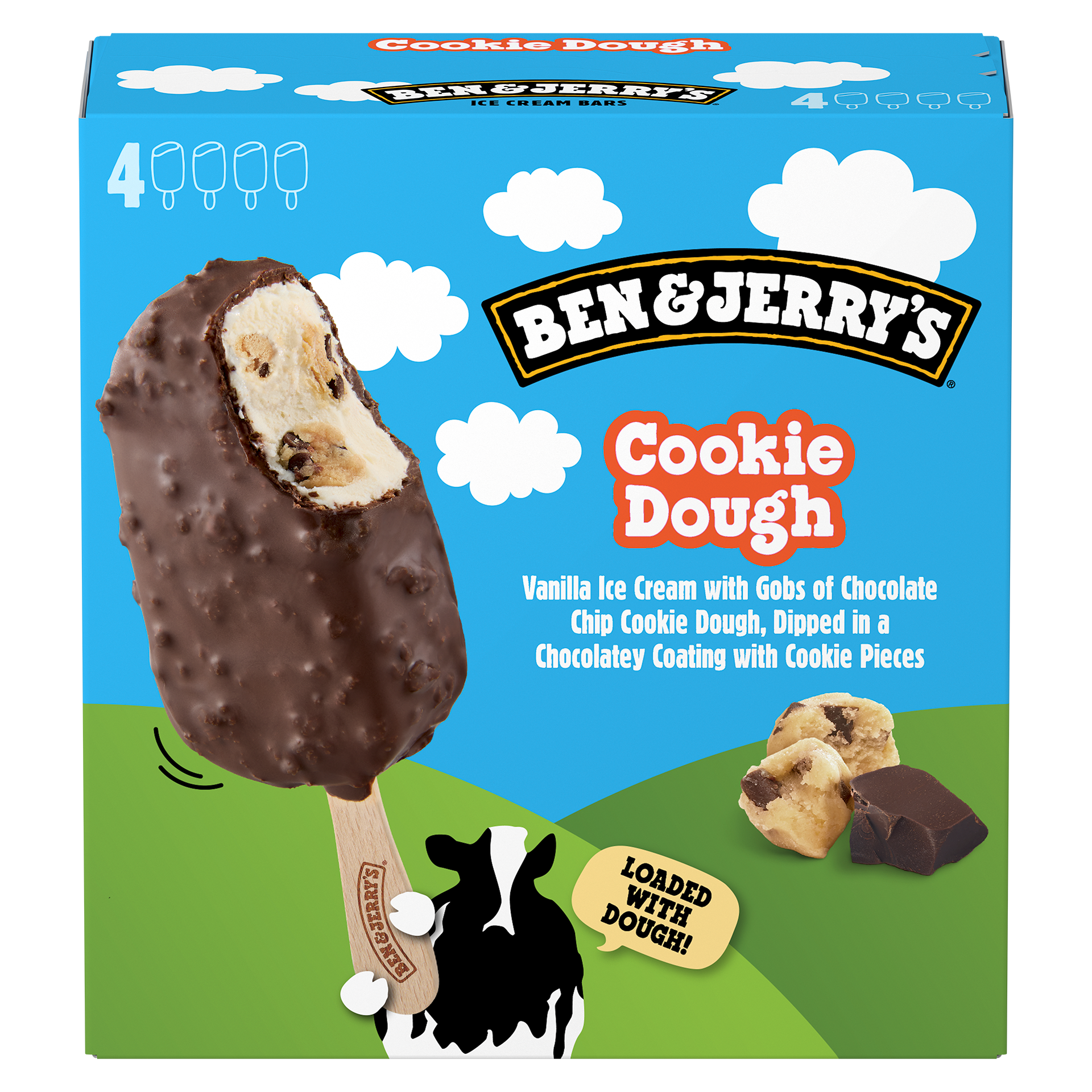 Cookie Dough Original Ice Cream Ice Cream Bar Multipack