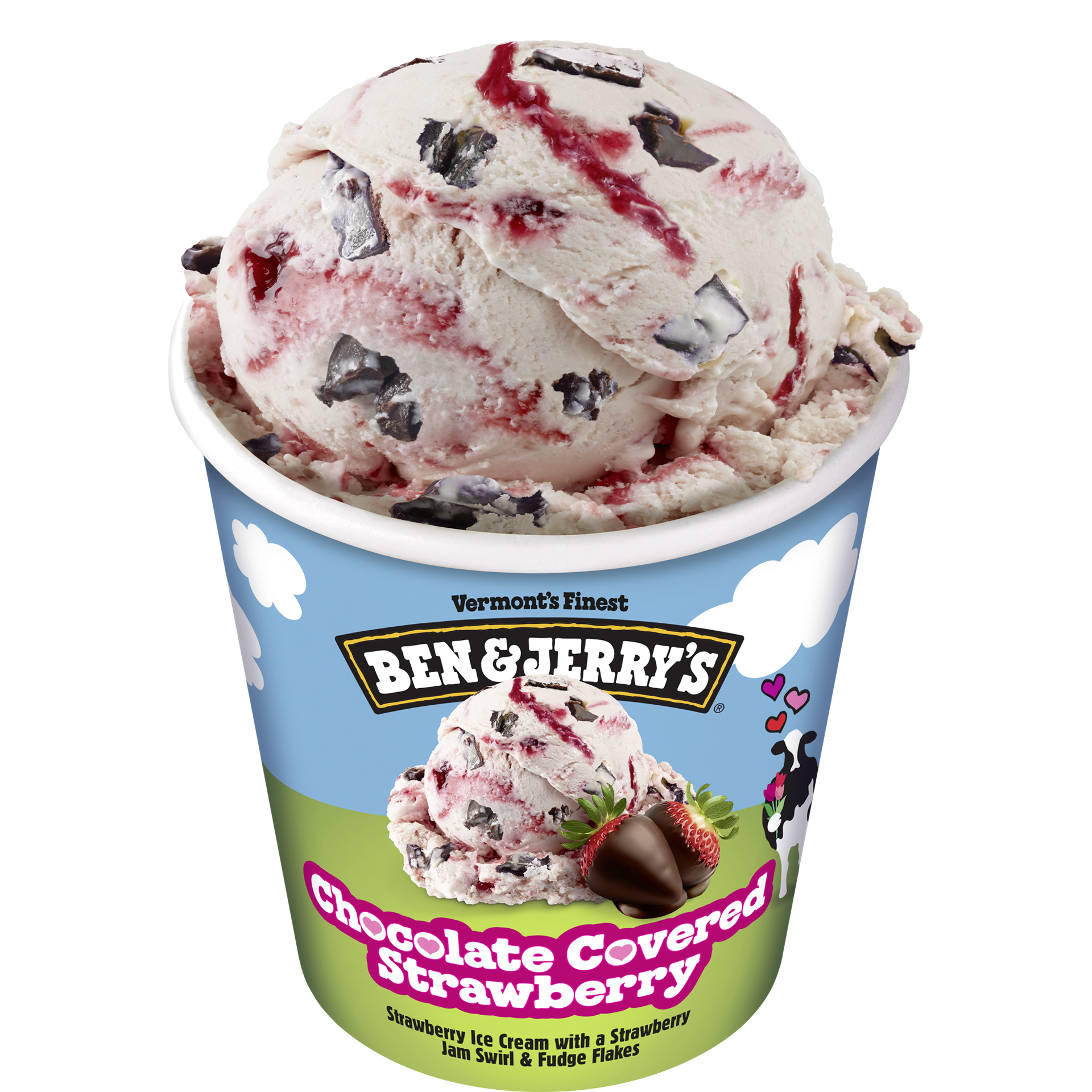 Chocolate Covered Strawberry Original Ice Cream Pint