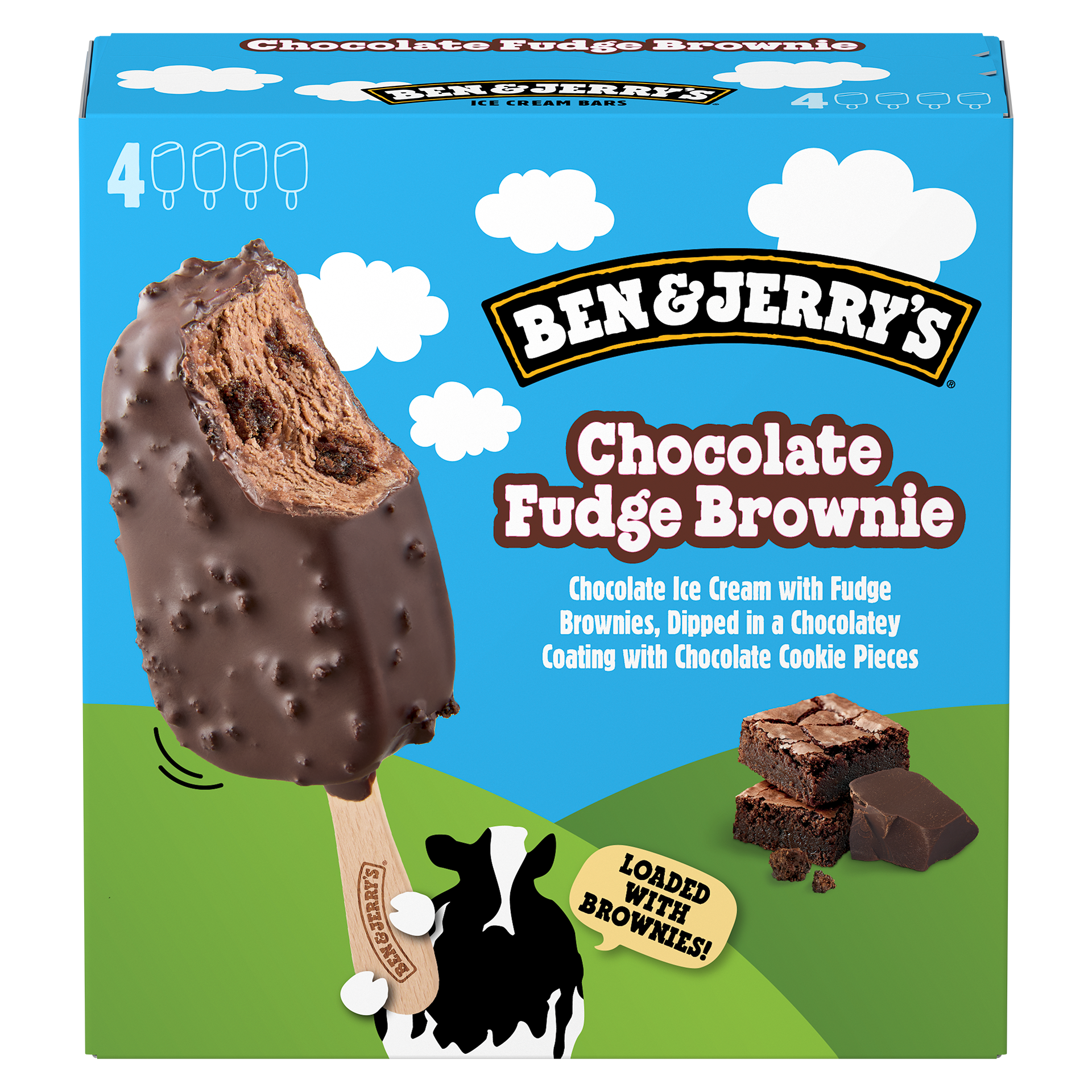 Chocolate Fudge Brownie Original Ice Cream Ice Cream Bar Multipack