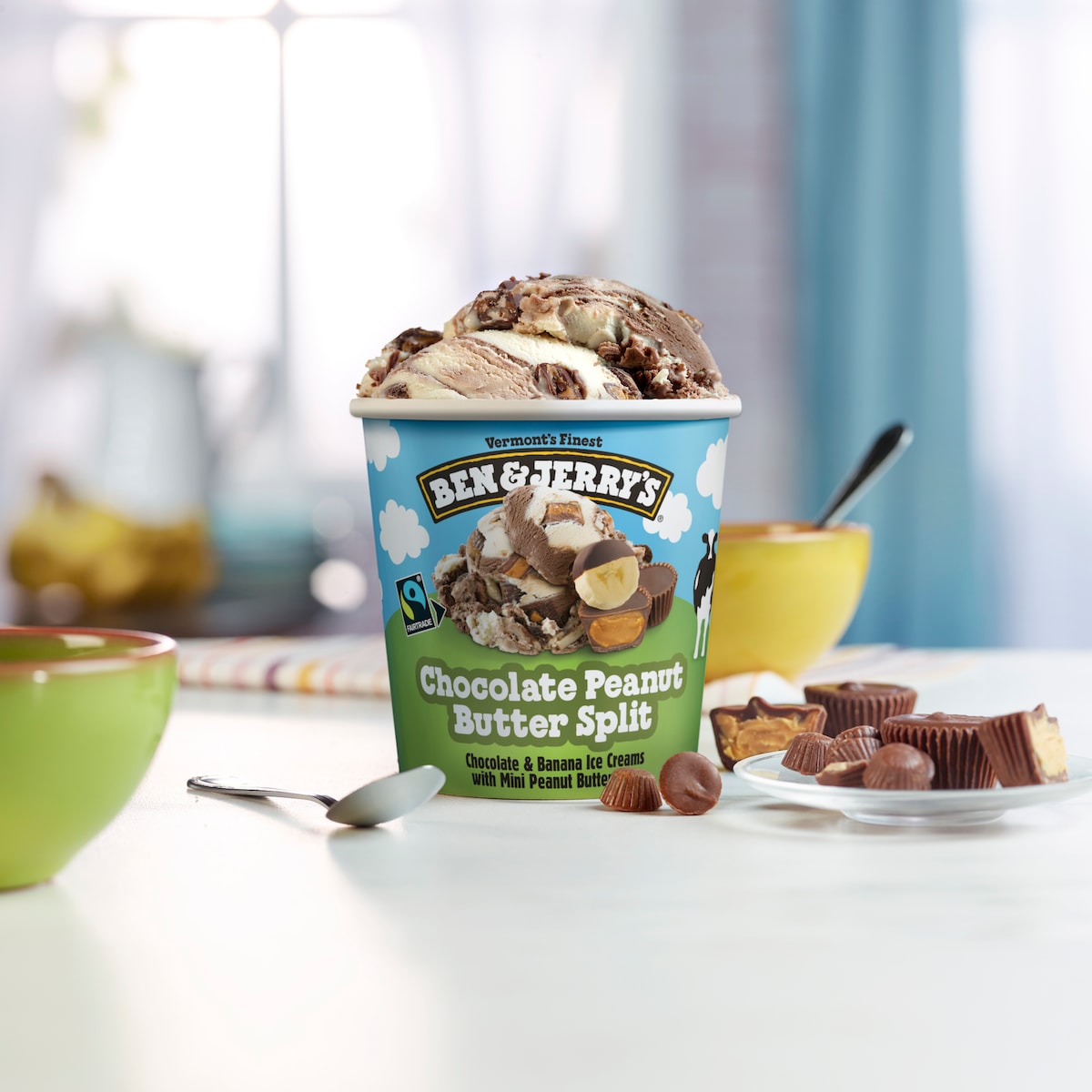 Chocolate Peanut Butter Split Ice Cream - Pint 3 / 4
