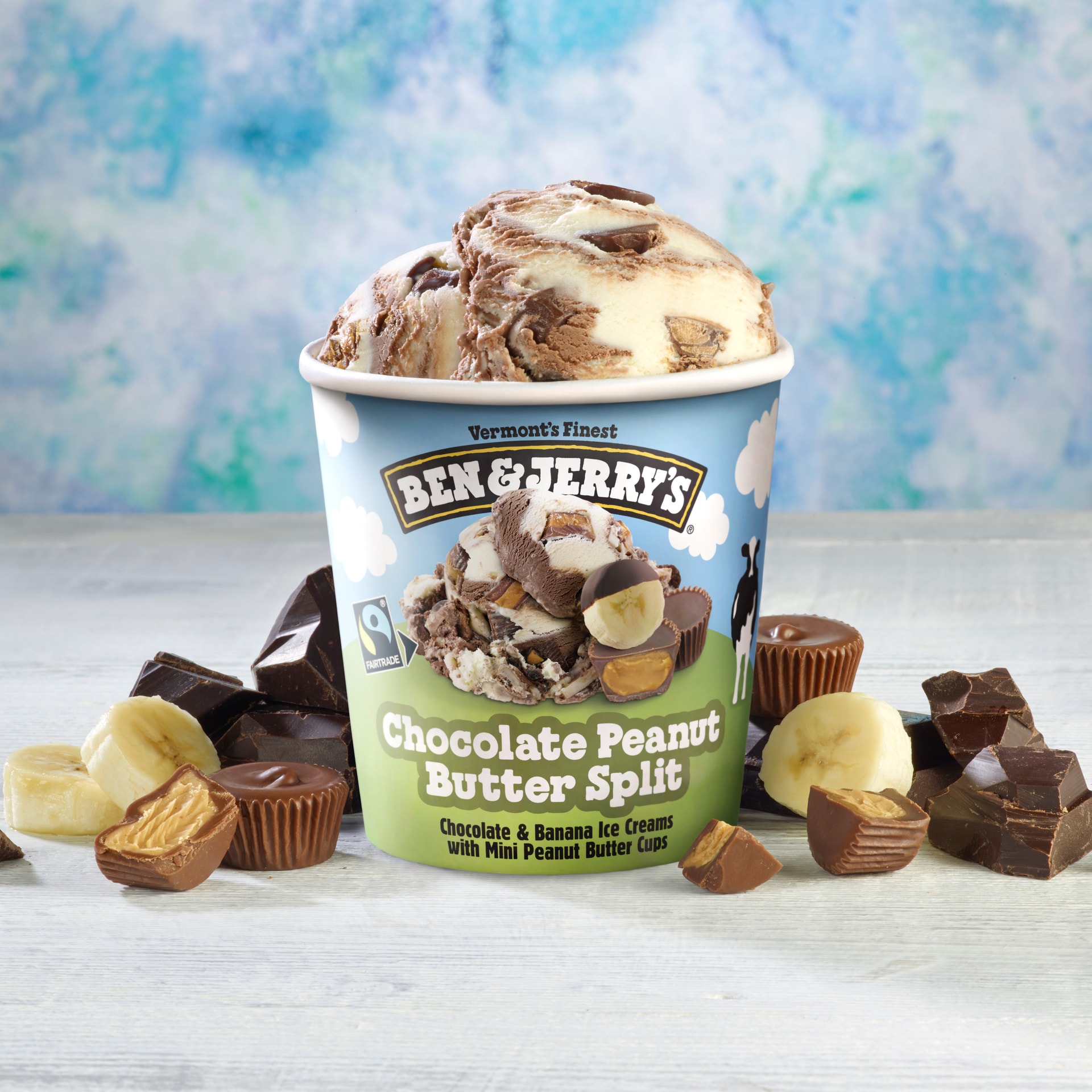 Chocolate Peanut Butter Split Original Ice Cream 