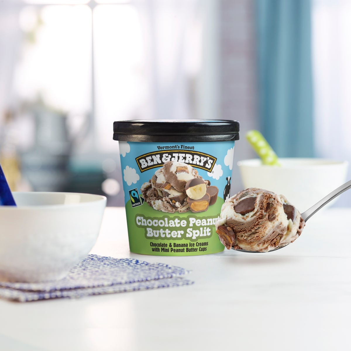 Chocolate Peanut Butter Split Ice Cream - Pint 1 / 4