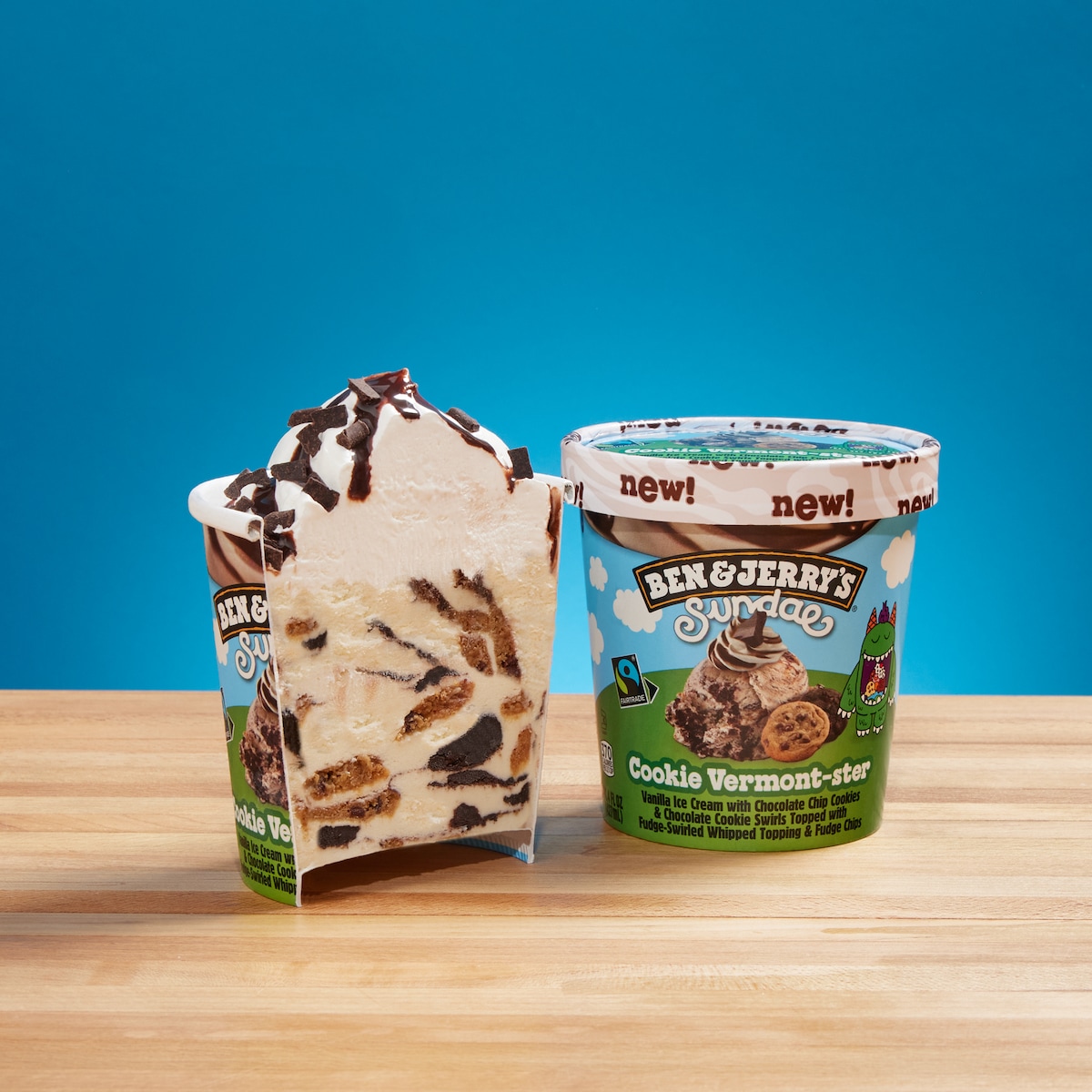 Cookie Vermont-ster Sundae - Pint 1 / 3