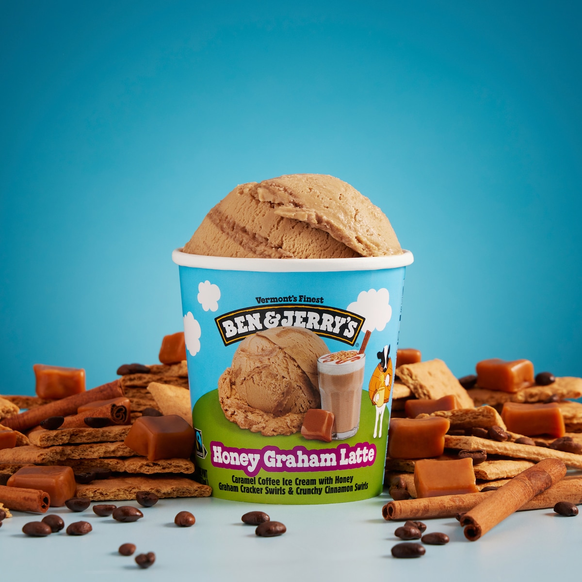 Honey Graham Latte Ice Cream - Pint 5 / 5