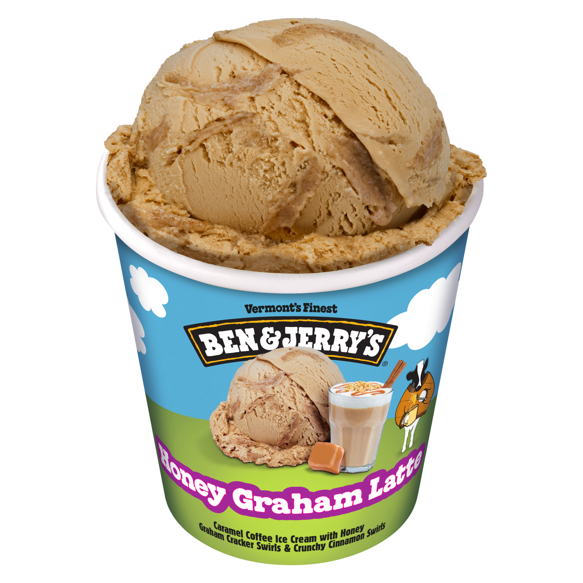 Honey Graham Latte Original Ice Cream Pint