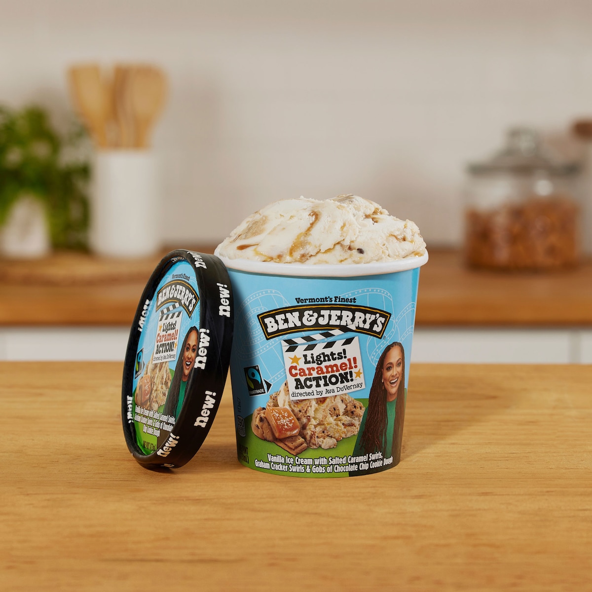Lights Caramel Action Ice Cream - Pint 3 / 4