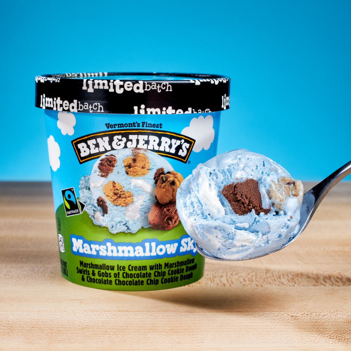 Marshmallow Sky Ice Cream - Pint 3 / 4