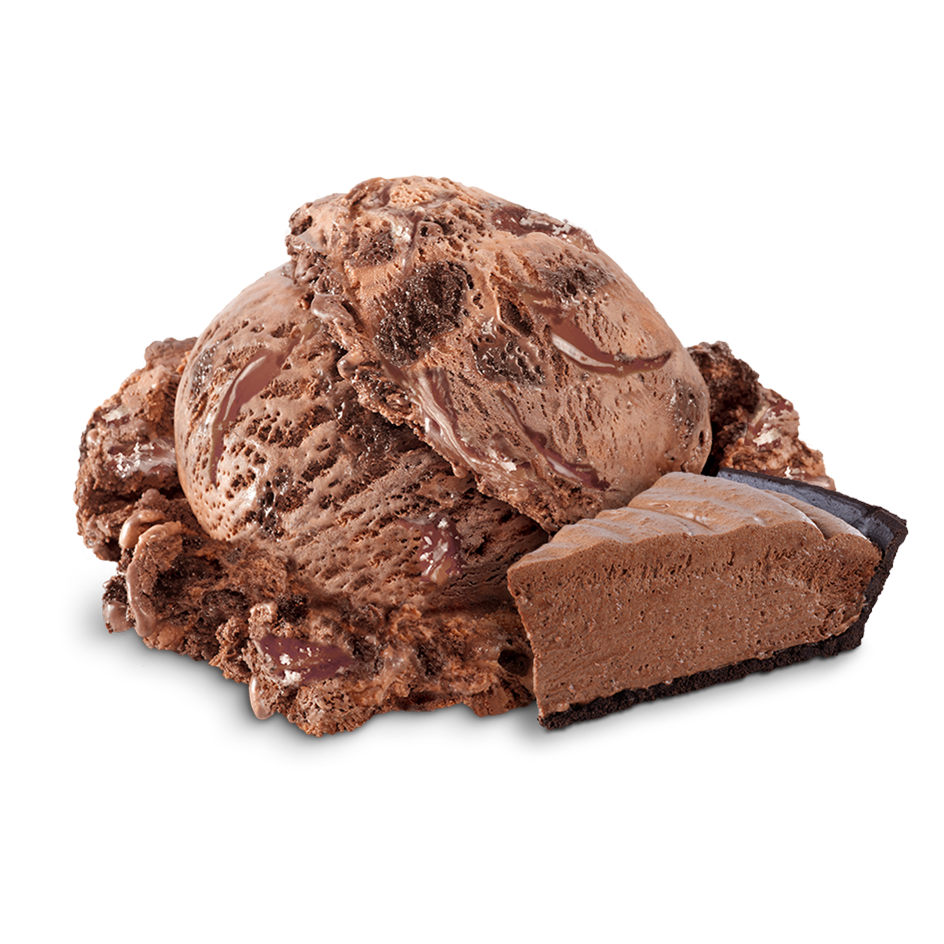 Scoop of Ice Cream with ingredients