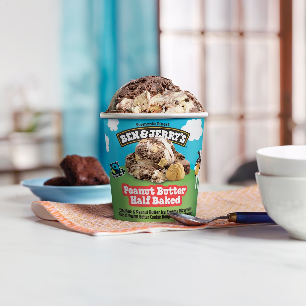 Peanut Butter Half Baked Ice Cream - Pint 4 / 5