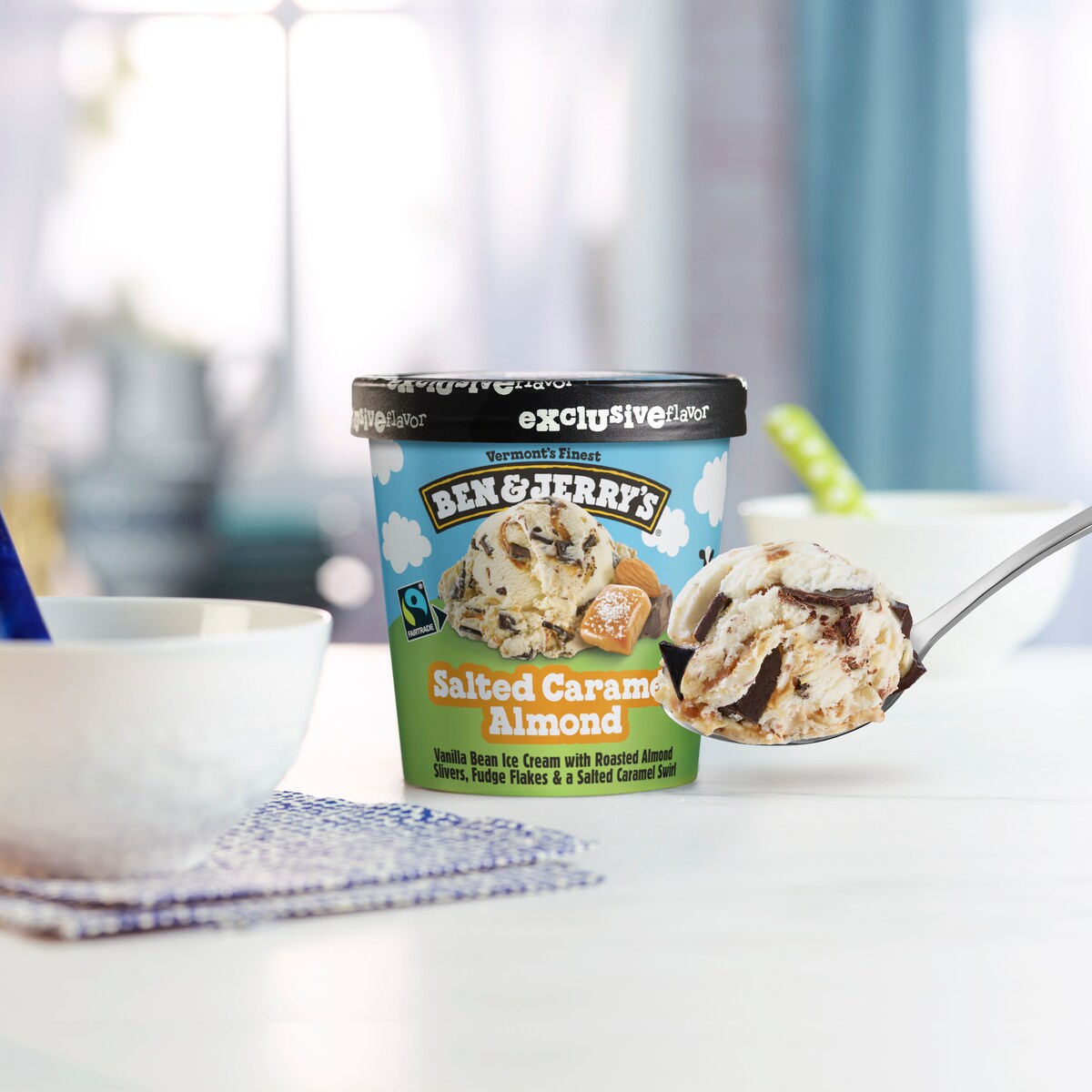 Salted Caramel Almond Ice Cream - Pint 1 / 4