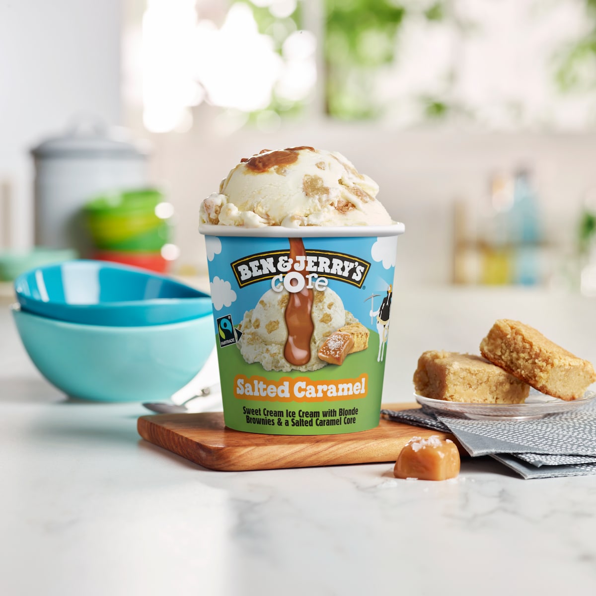 Ben & Jerry's Core Salted Caramel Sweet Cream Ice Cream, 16 oz