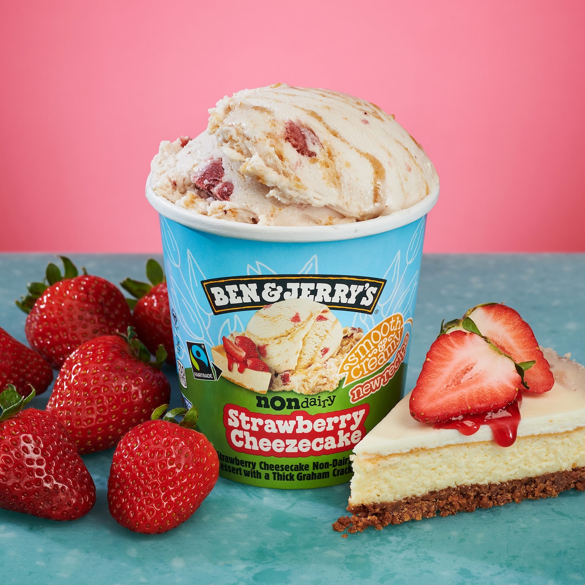 Strawberry Cheezecake Non-Dairy - Pint 1 / 3