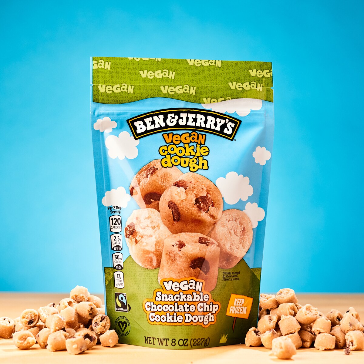 Vegan Chocolate Chip Cookie Dough Chunks - Bag 1 / 3