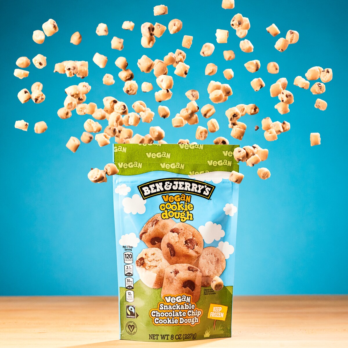 Vegan Chocolate Chip Cookie Dough Chunks - Bag 3 / 3