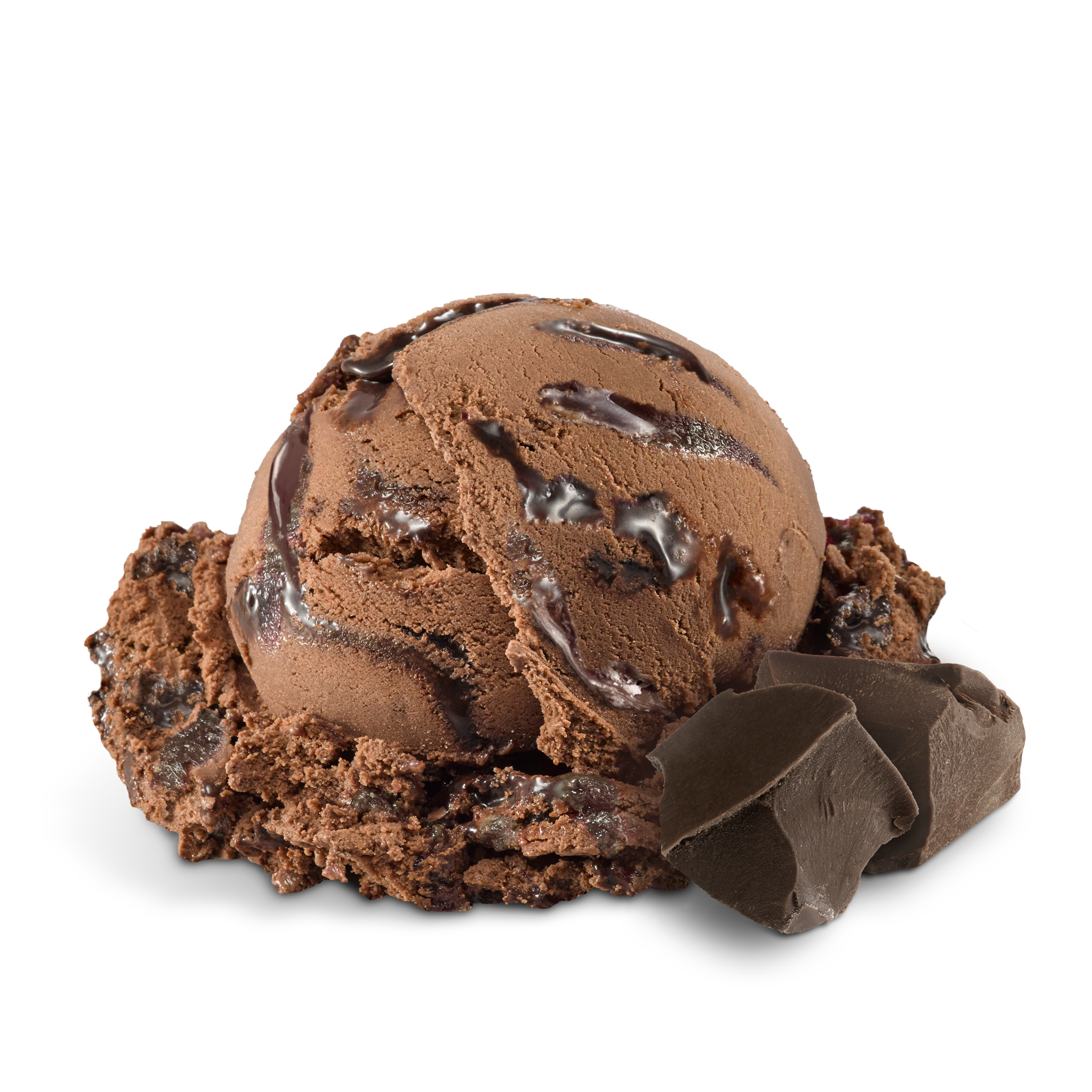 Scoop of Ice Cream with ingredients