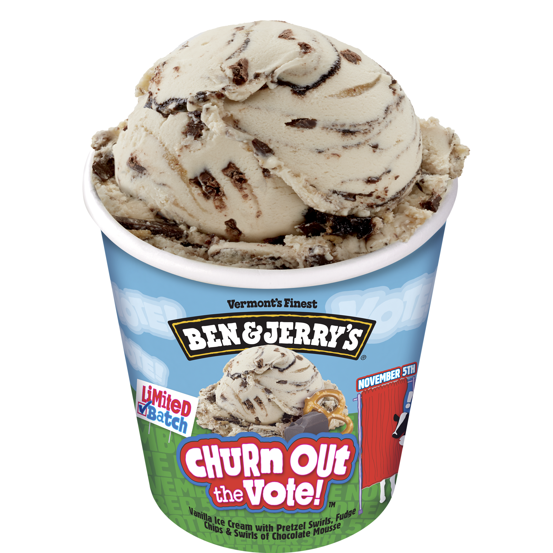 Churn Out the Vote! Original Ice Cream Pint