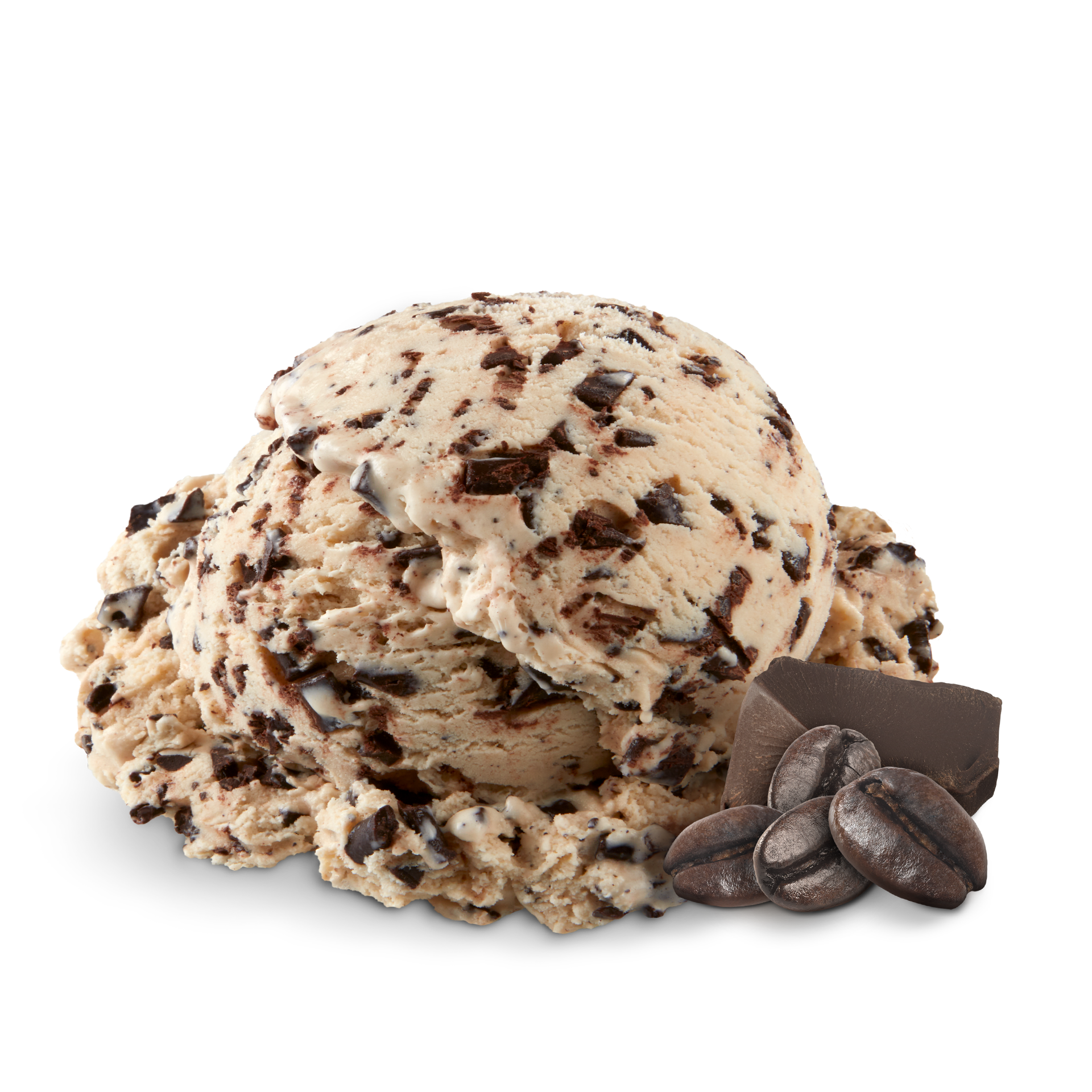 Scoop of Ice Cream with ingredients