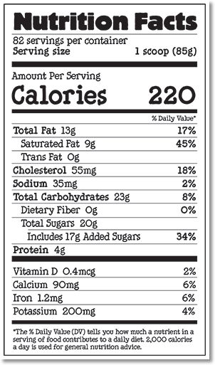 Nutrition Facts