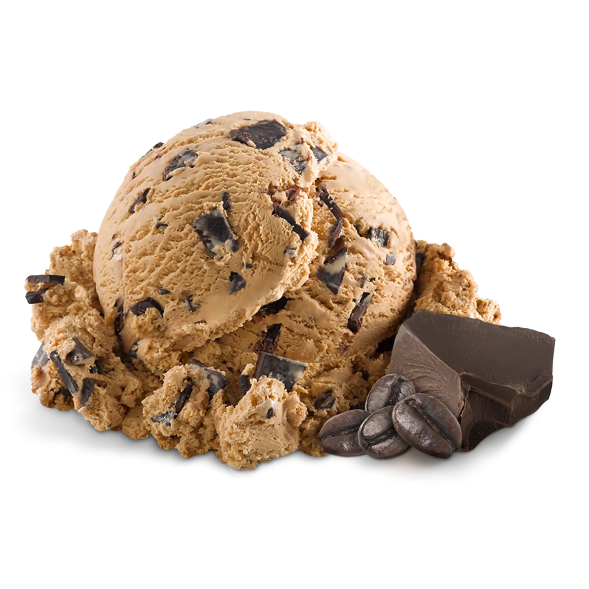 Scoop of Ice Cream with ingredients