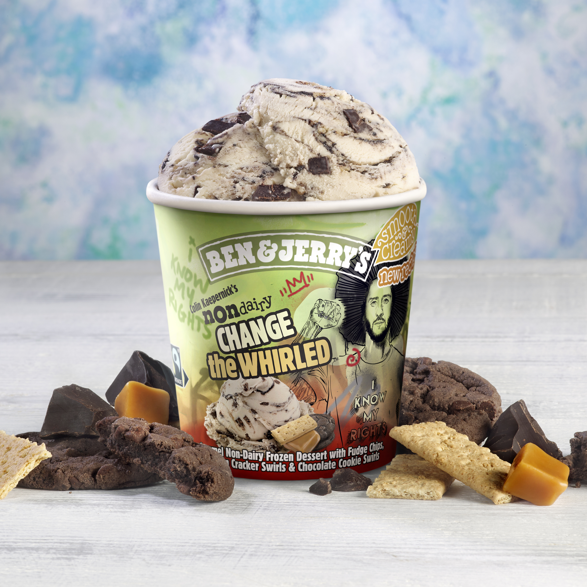 Colin Kaepernick’s Change the Whirled™ Non-Dairy Oat Pint