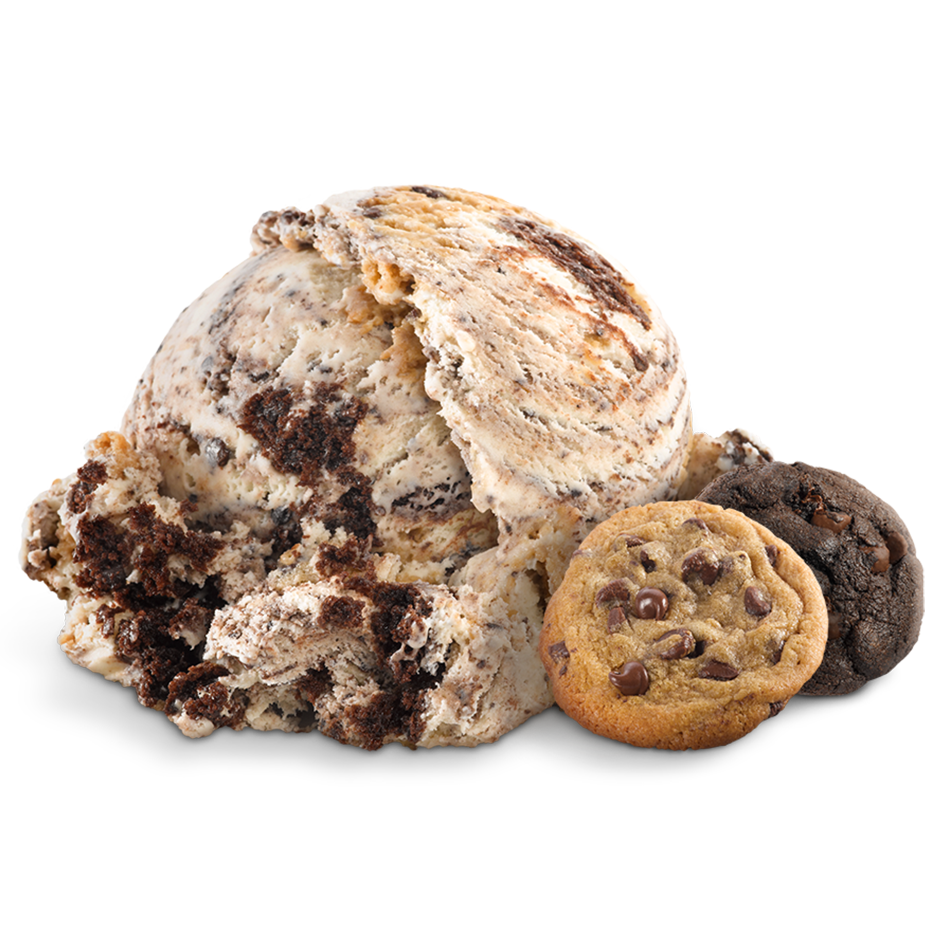 Scoop of Ice Cream with ingredients