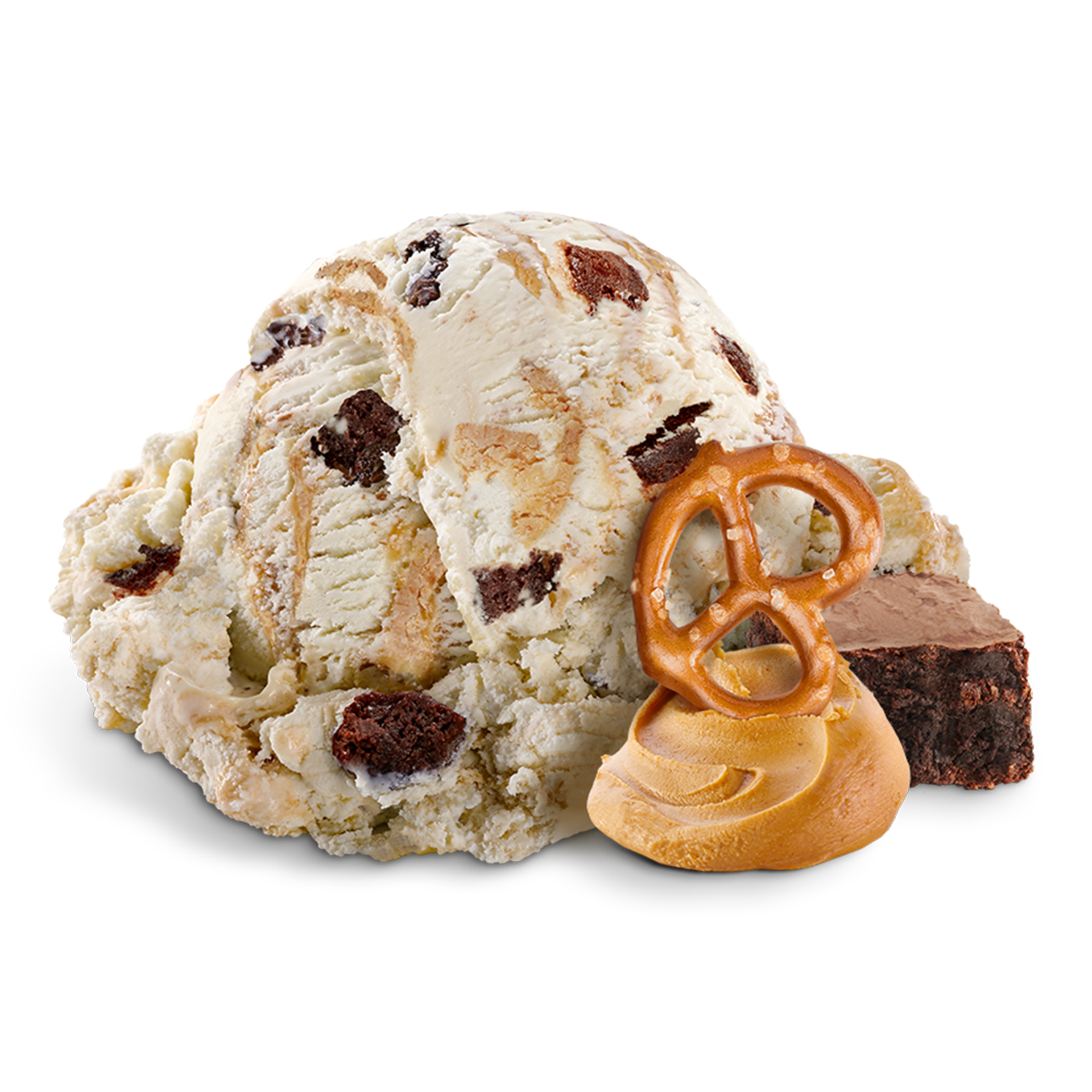 Scoop of Ice Cream with ingredients