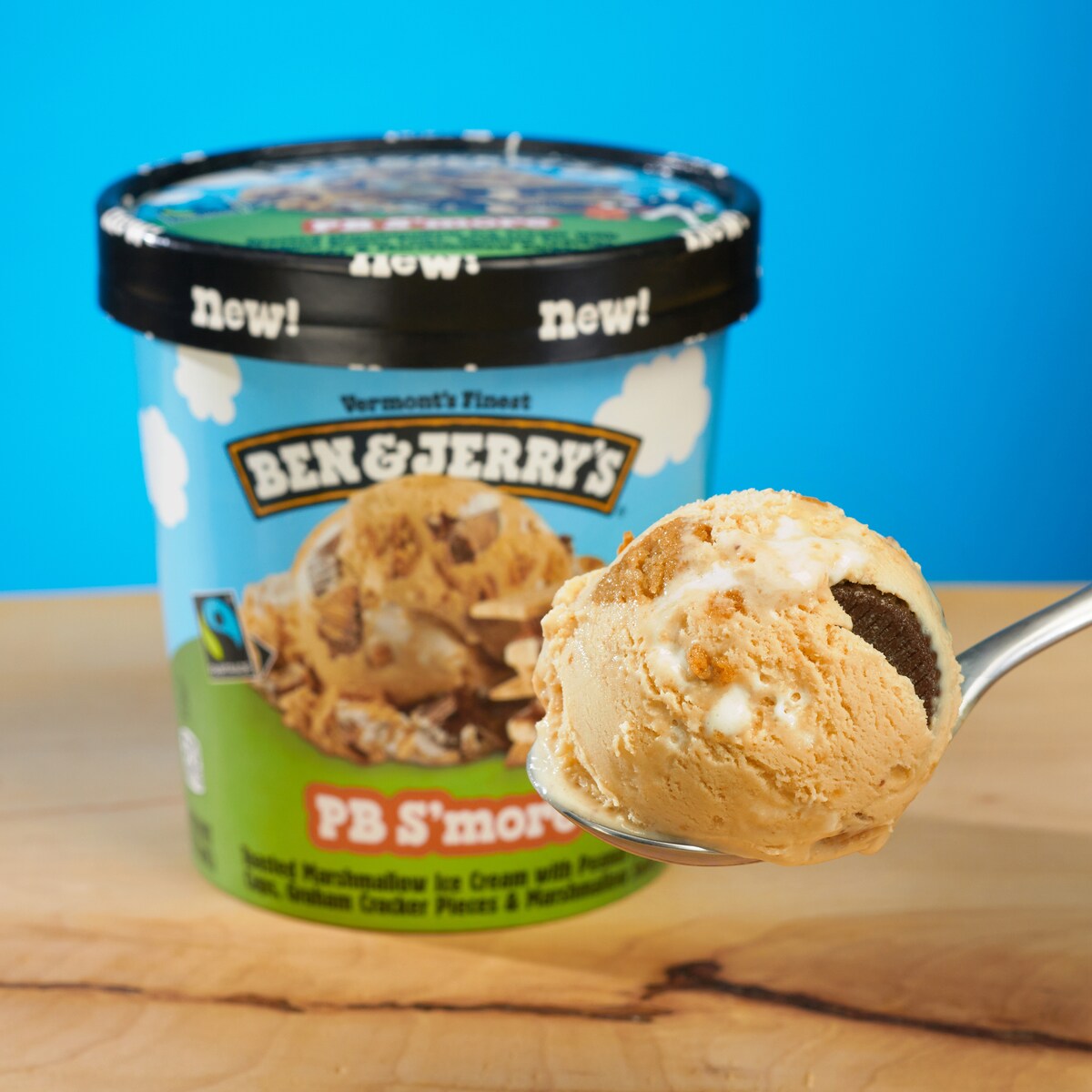 PB S'more Ice Cream - Pint 2 / 3