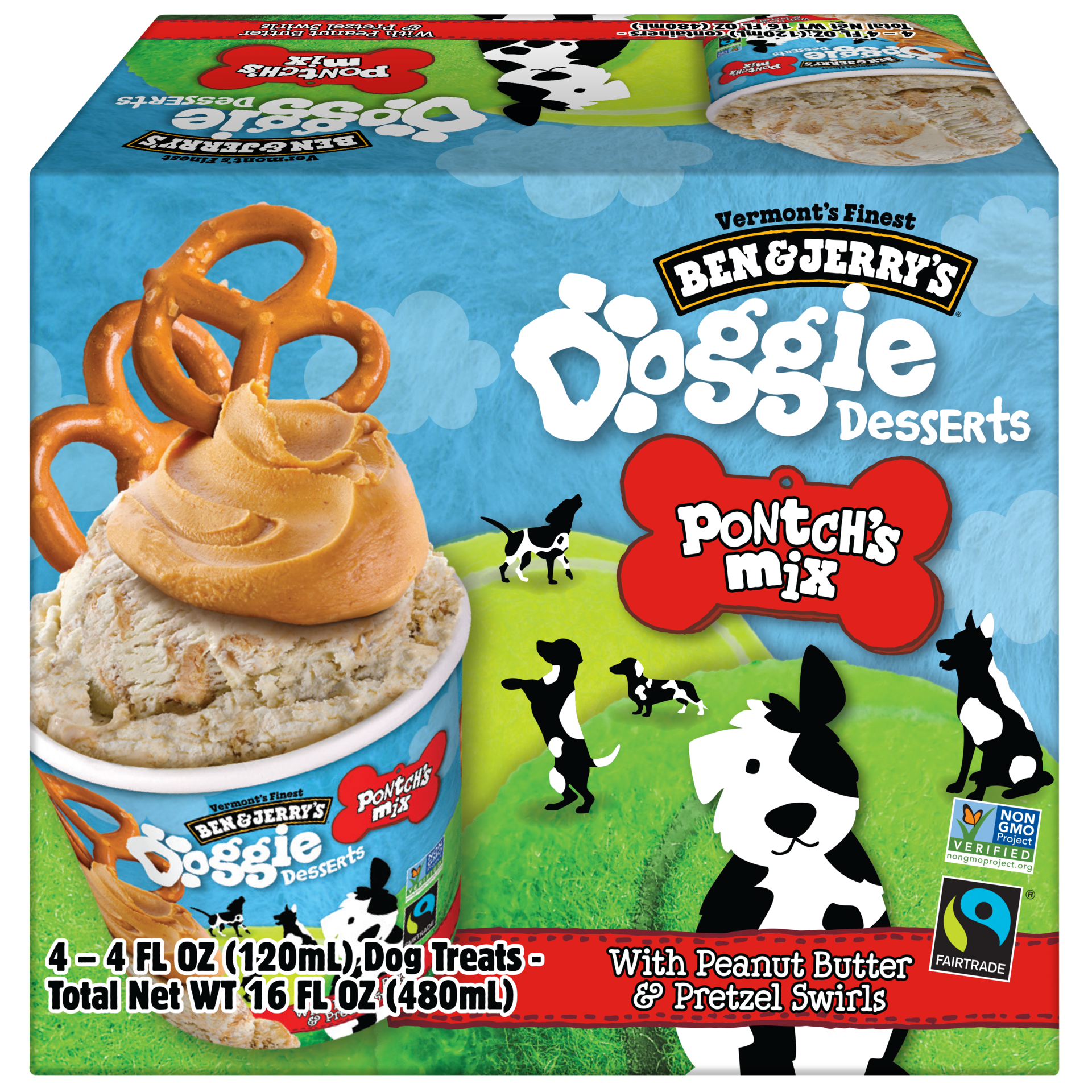 Pontch's Mix Doggie Desserts Multipack Minicups