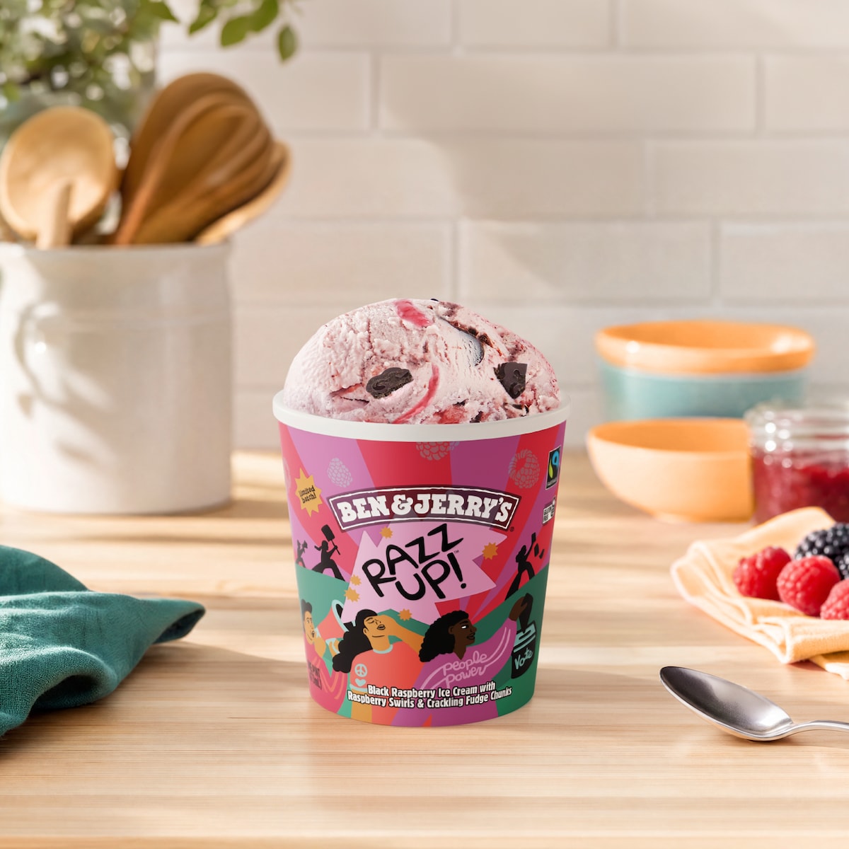 Razz Up Ice Cream - Pint 2 / 6