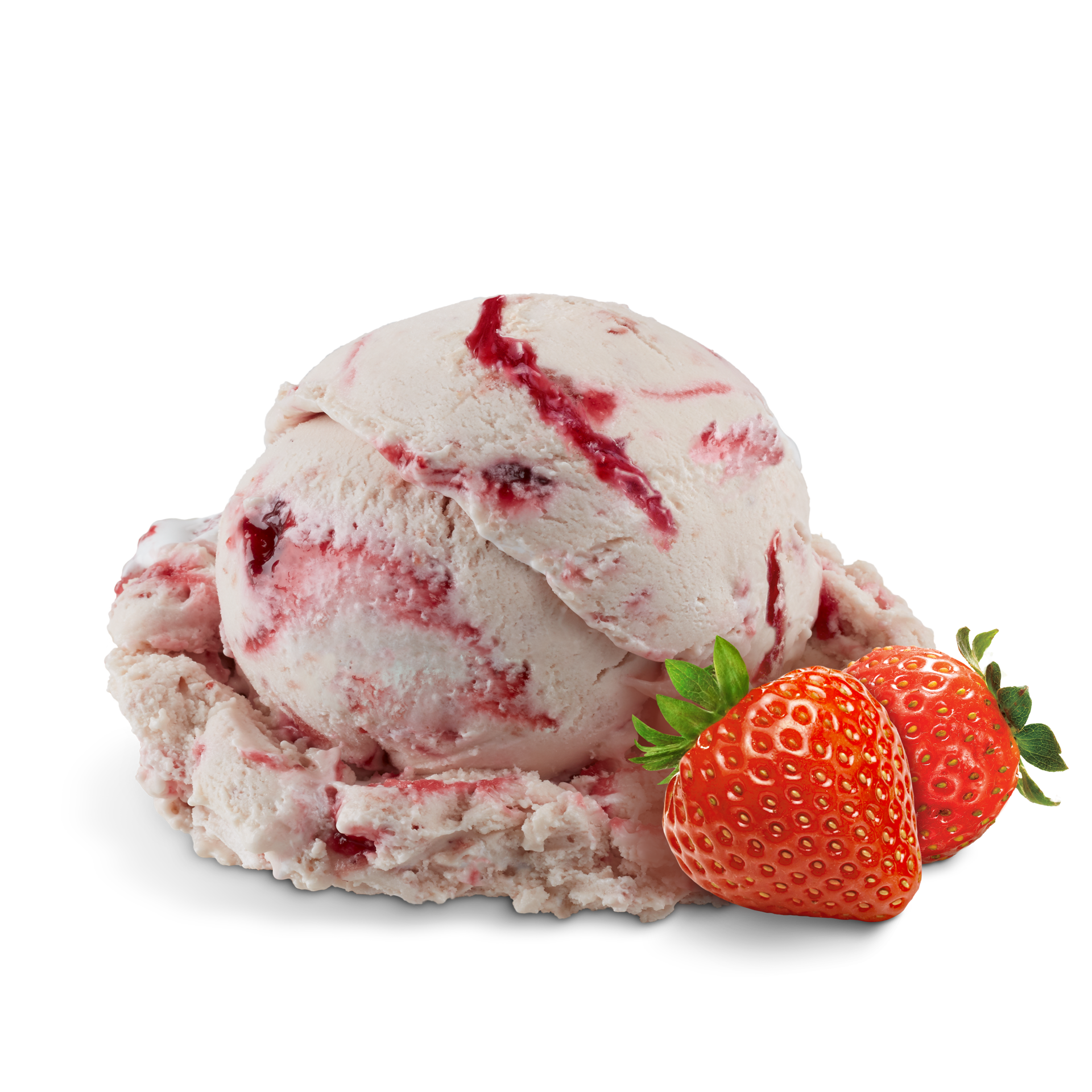 Scoop of Ice Cream with ingredients