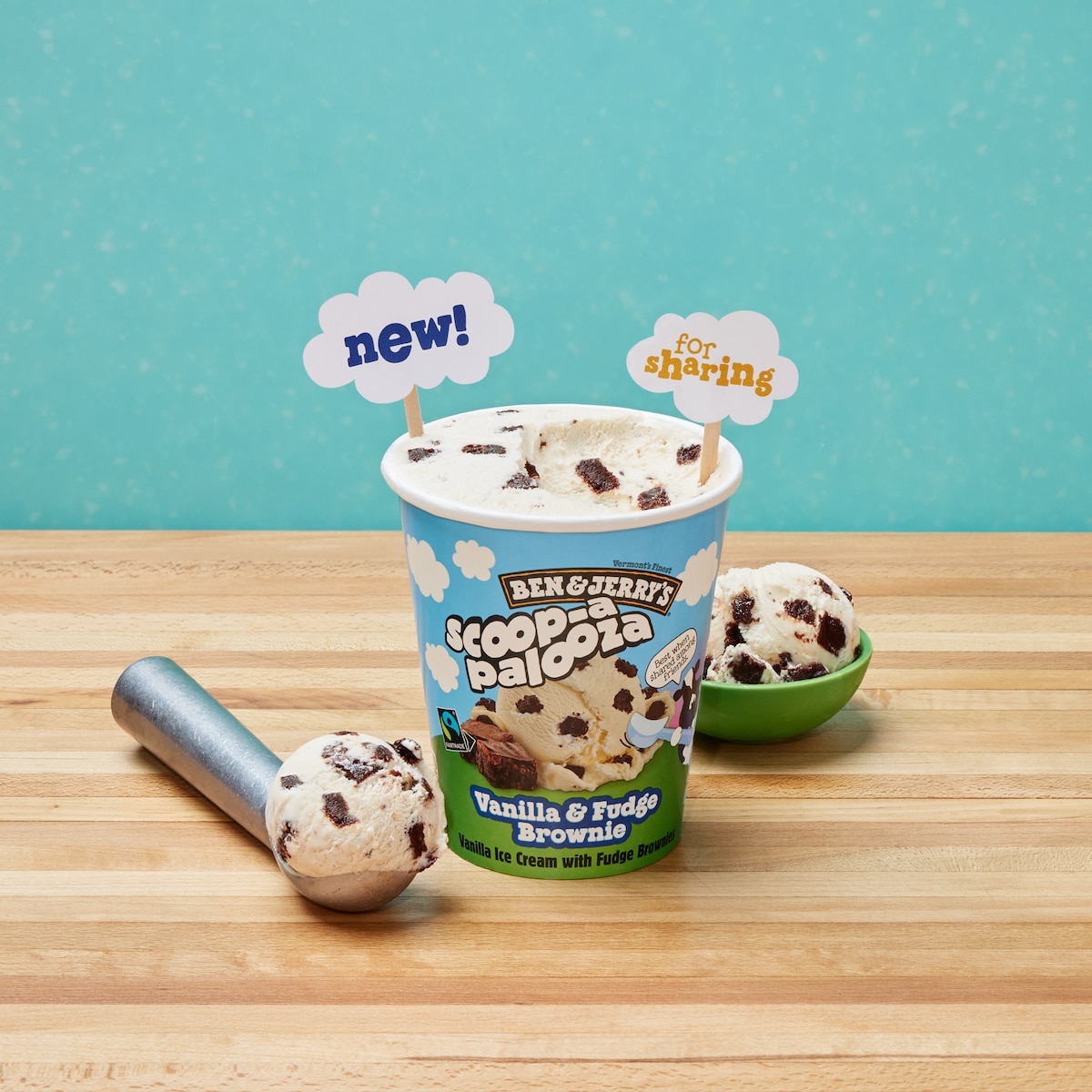 Vanilla & Fudge Brownie Scoop-apalooz - 28oz 8 / 8