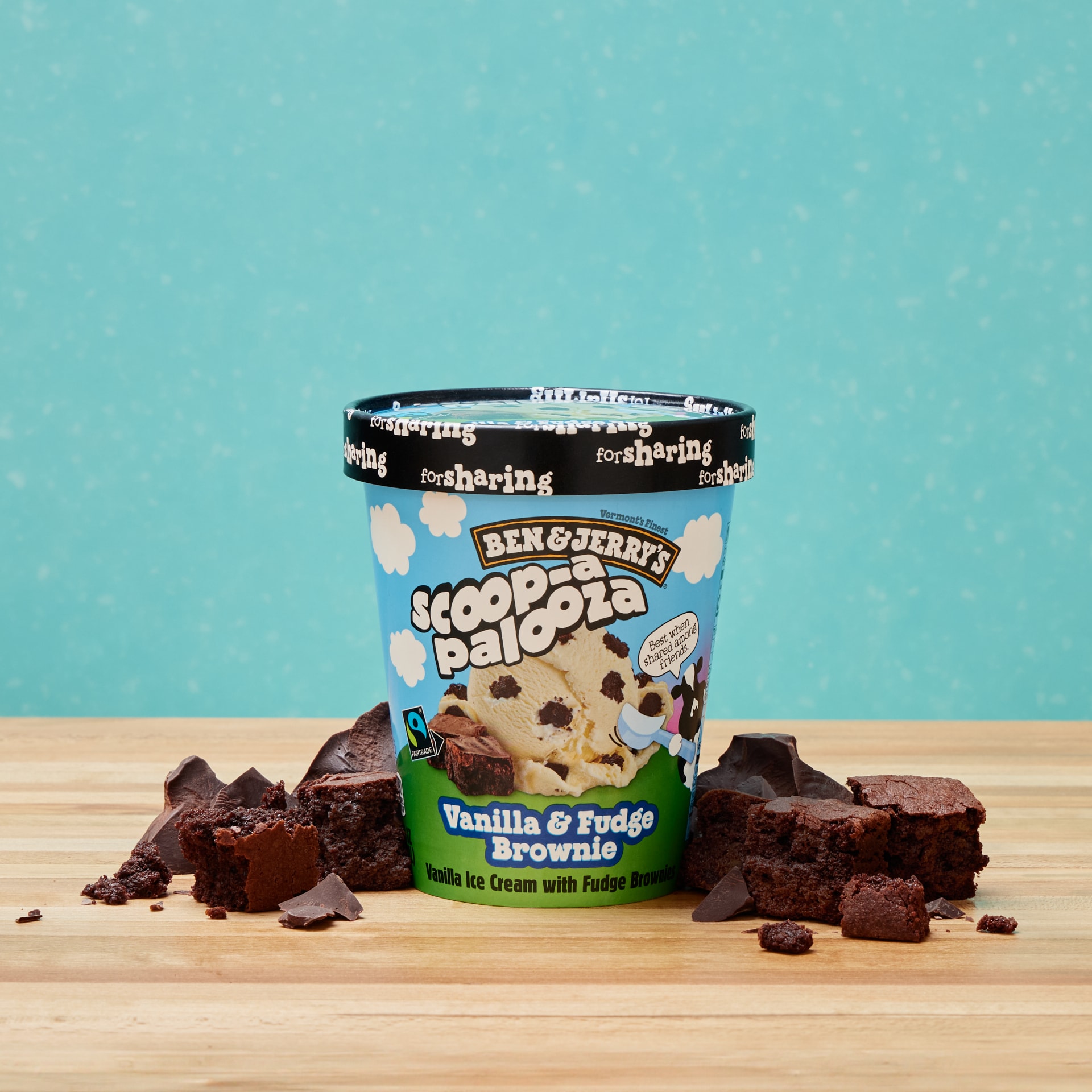 Vanilla & Fudge Brownie Scoop-apalooza 28oz