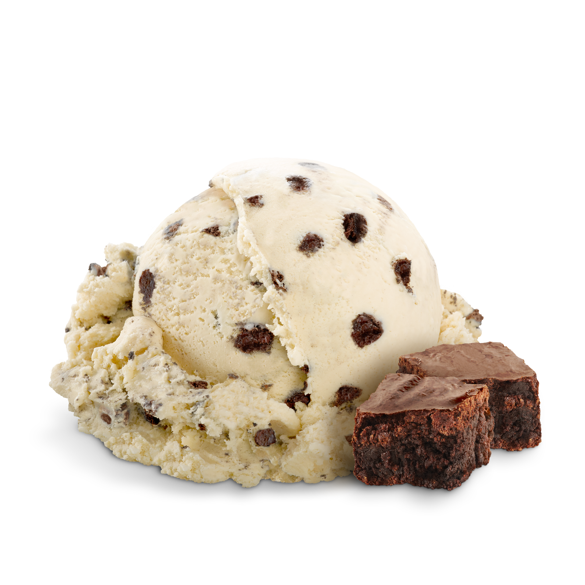 Scoop of Ice Cream with ingredients