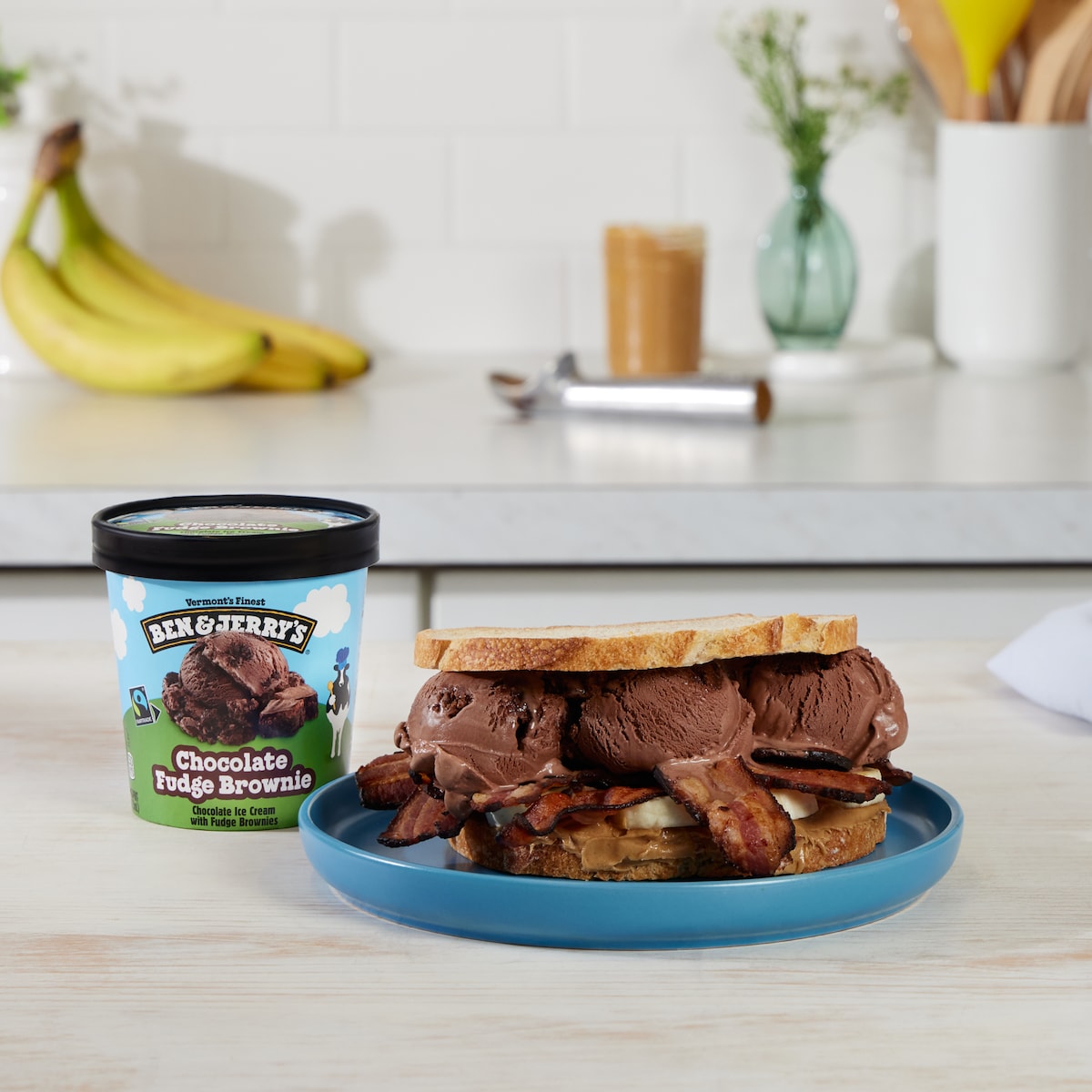 RECIPE: Ben & Jerry's Bacon Breakfast Sandwich