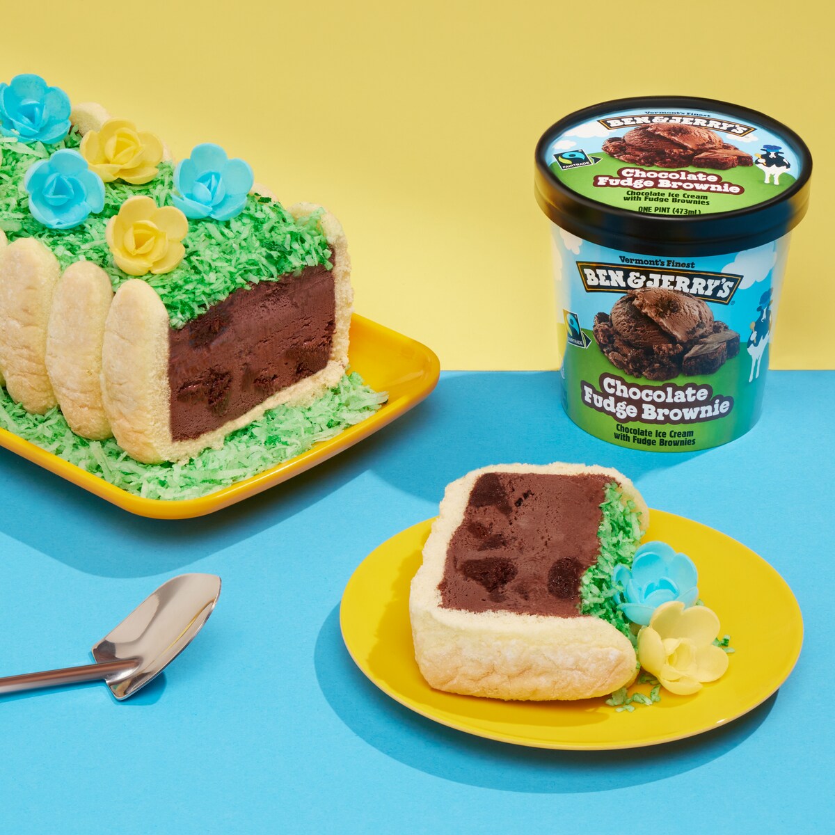 RECIPE: Spring Garden Ice Cream Cake