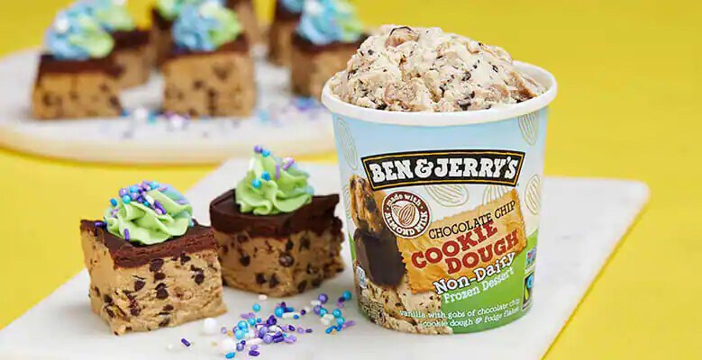 Vegan Chocolate Chip Cookie Dough Bars