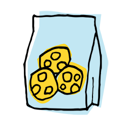Package: Dough Chunks Bag
