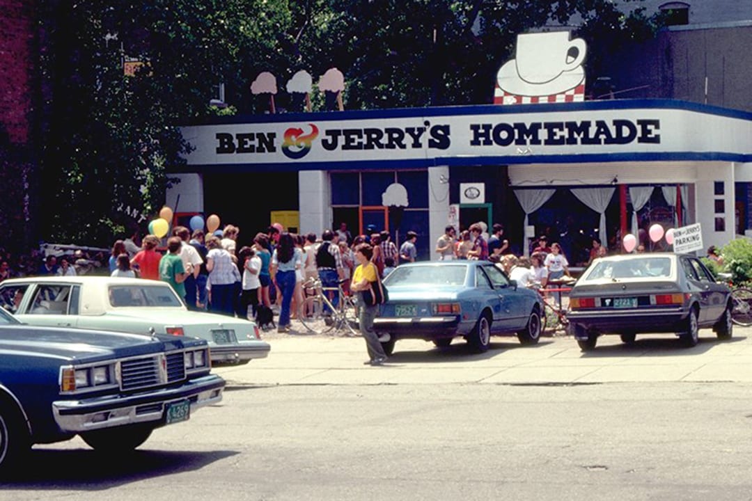 Ben and Jerry's gas station