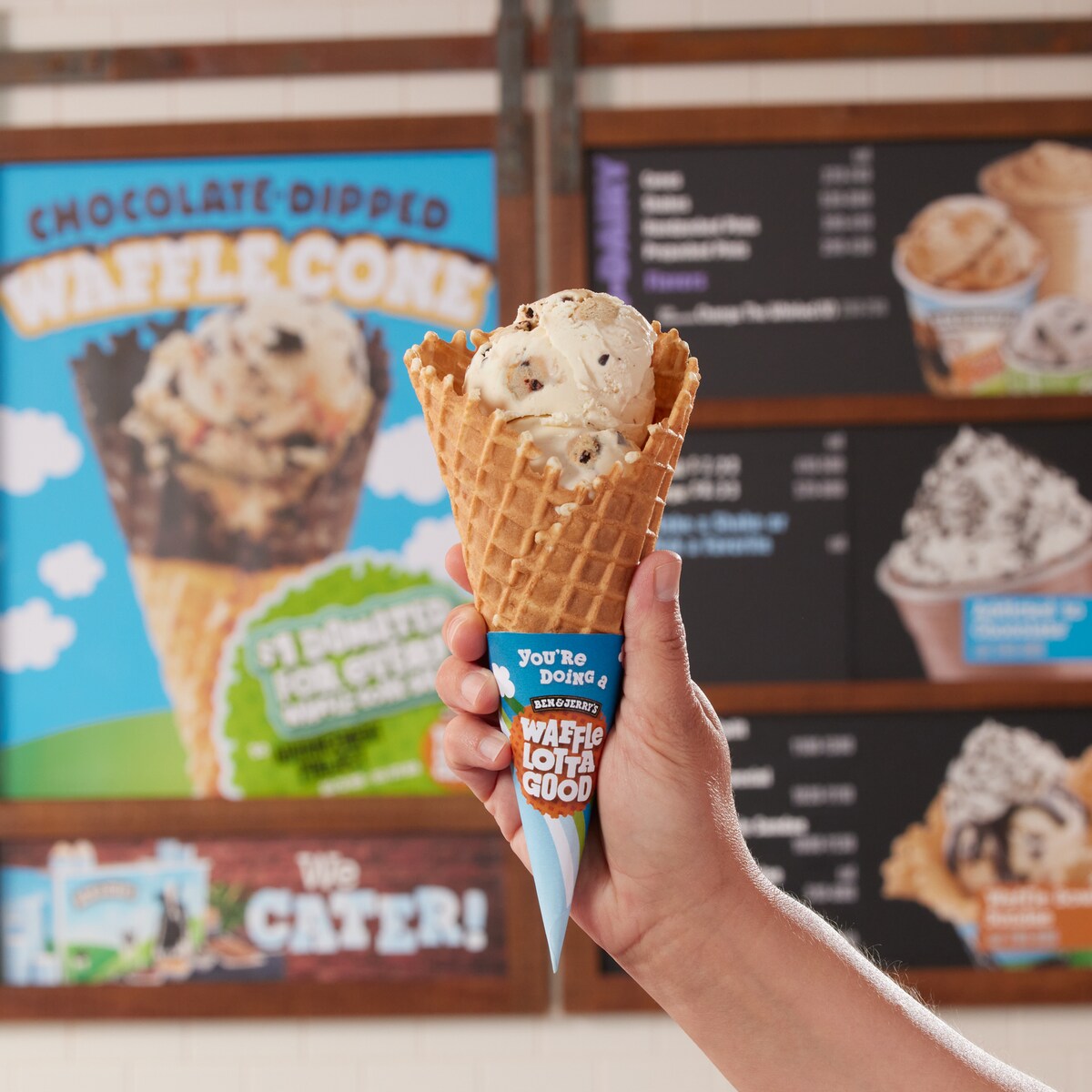 Do A Waffle Lotta Good With Every Waffle Cone!