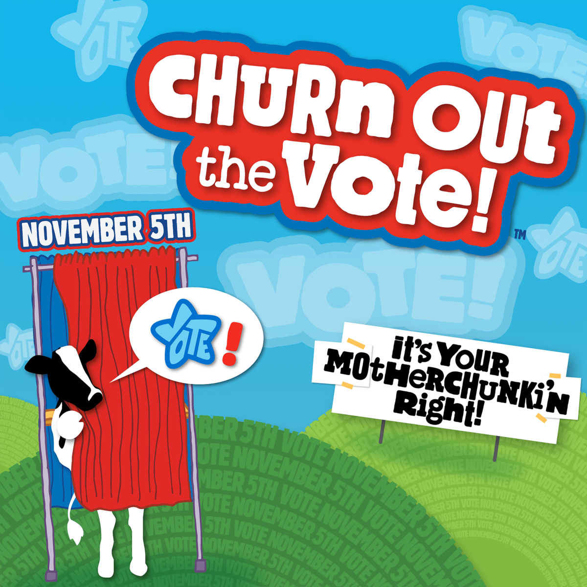 Let's Churn Out the Vote in 2024!