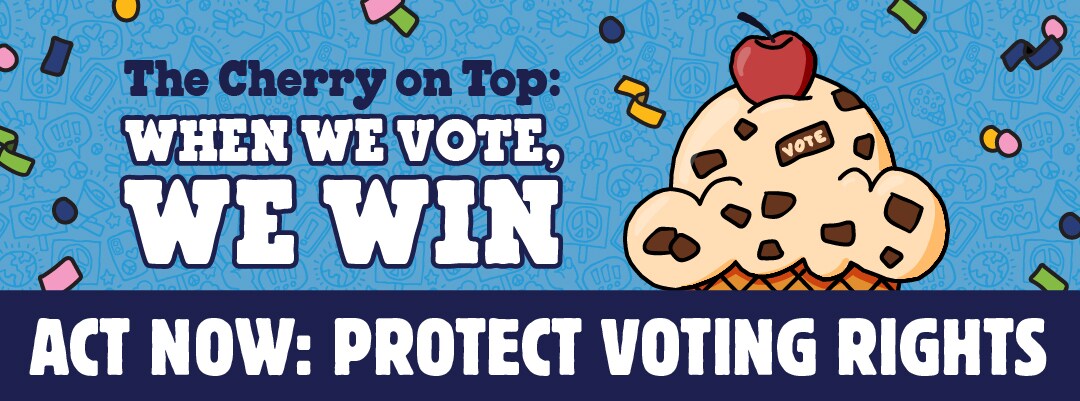 When we vote we win