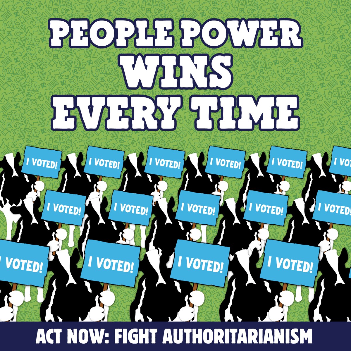 Join The People Power Network: Together we can fight back against authoritarianism! 