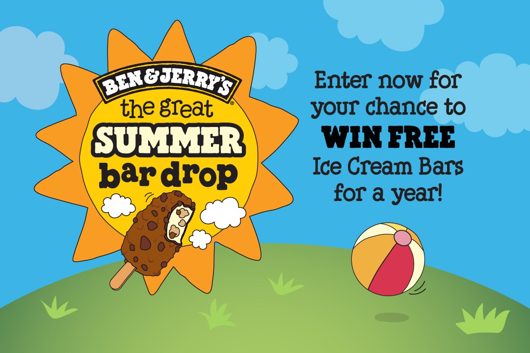Enter now for your chance to win free Ice Cream Bars for a year