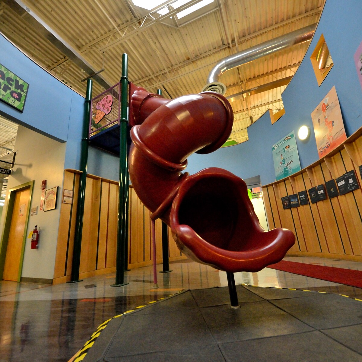 Slide at Ben & Jerry's offices