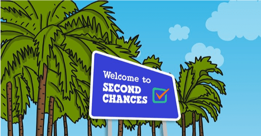 Welcome to Second Chances sign